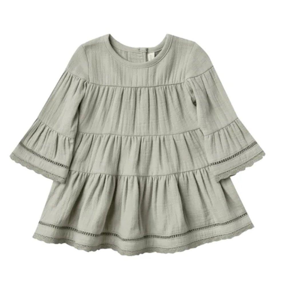 Easter dress! Quincy Mae Woven Belle Dress in Sage - 18-24 month